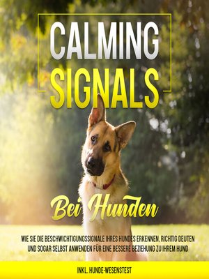 cover image of Calming Signals bei Hunden